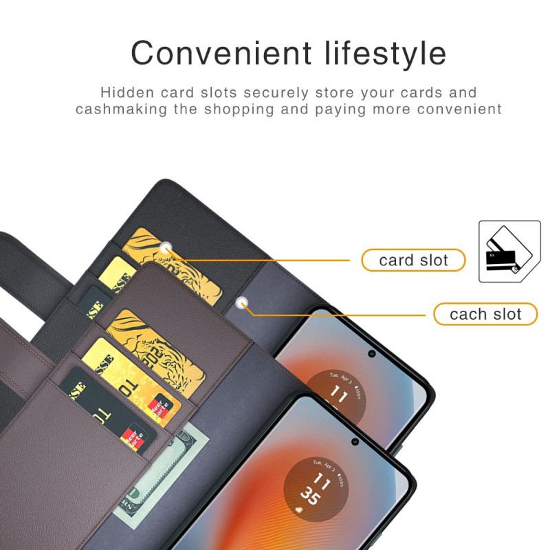 Flip Futrola Motorola Edge 50 Fusion Koža