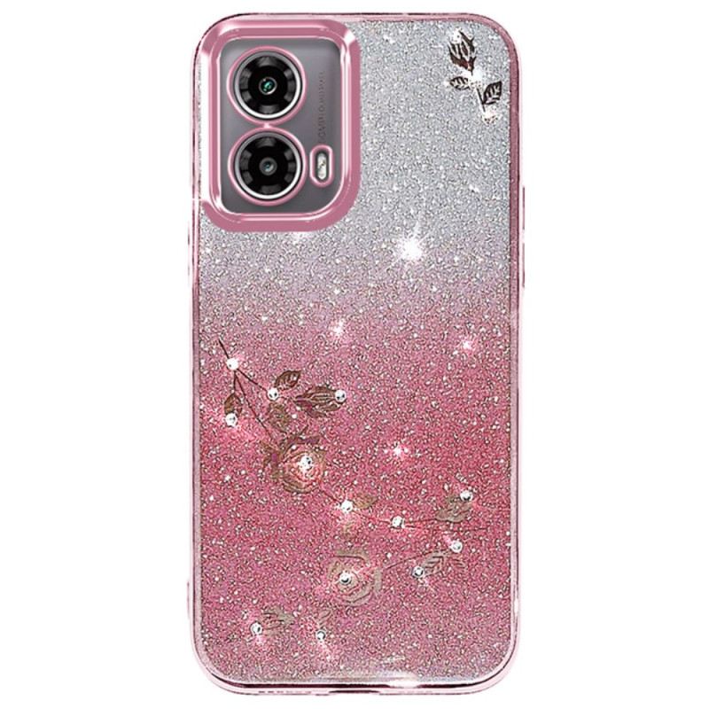 Maskica Motorola Edge 50 Fusion Rhinestones I Šljokice