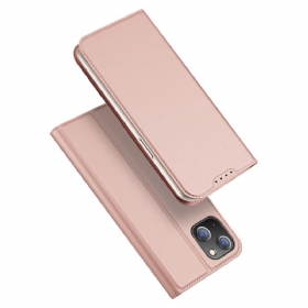 Flip Futrola iPhone 15 Plus Kožna Futrola Skin-pro Serija Dux Ducis