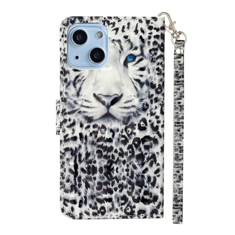 Futrola iPhone 15 Plus 3d Leopard S Remenom