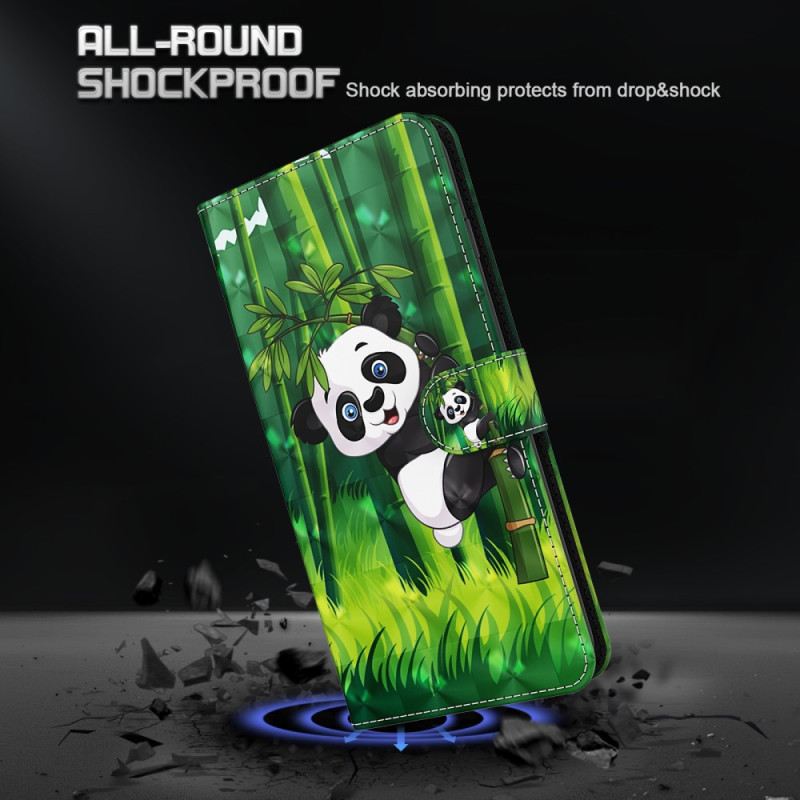 Futrola iPhone 15 Plus 3d Panda Od Bambusa S Remenom