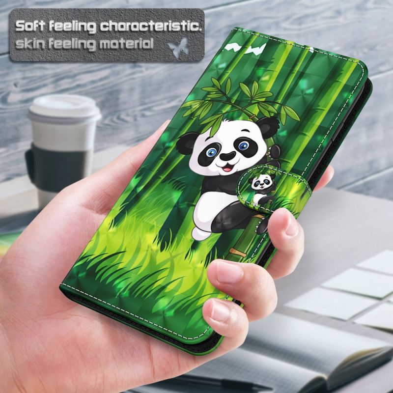 Futrola iPhone 15 Plus 3d Panda Od Bambusa S Remenom