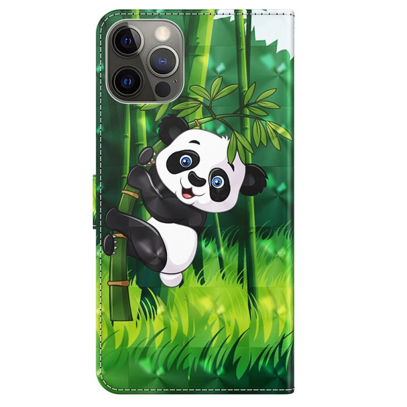 Futrola iPhone 15 Plus 3d Panda Od Bambusa S Remenom