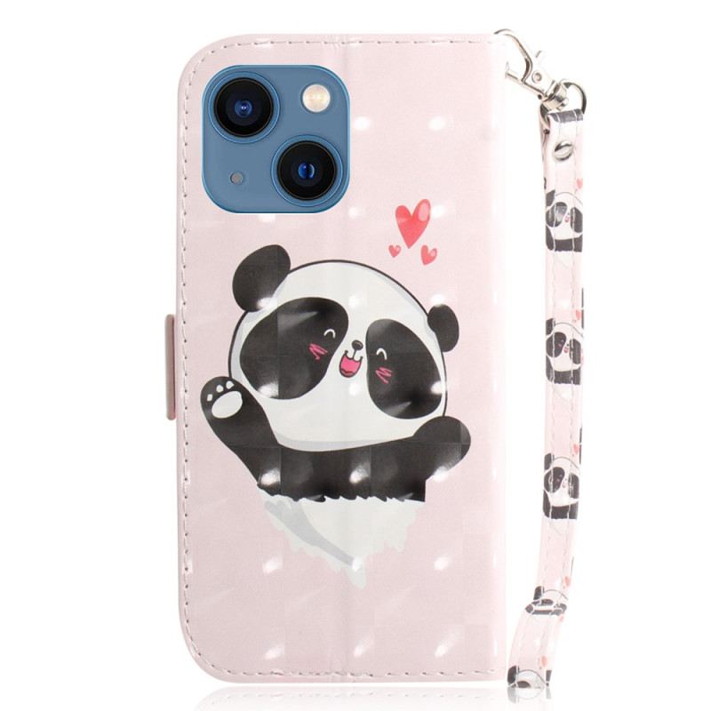 Futrola iPhone 15 Plus Panda Love S Remenom