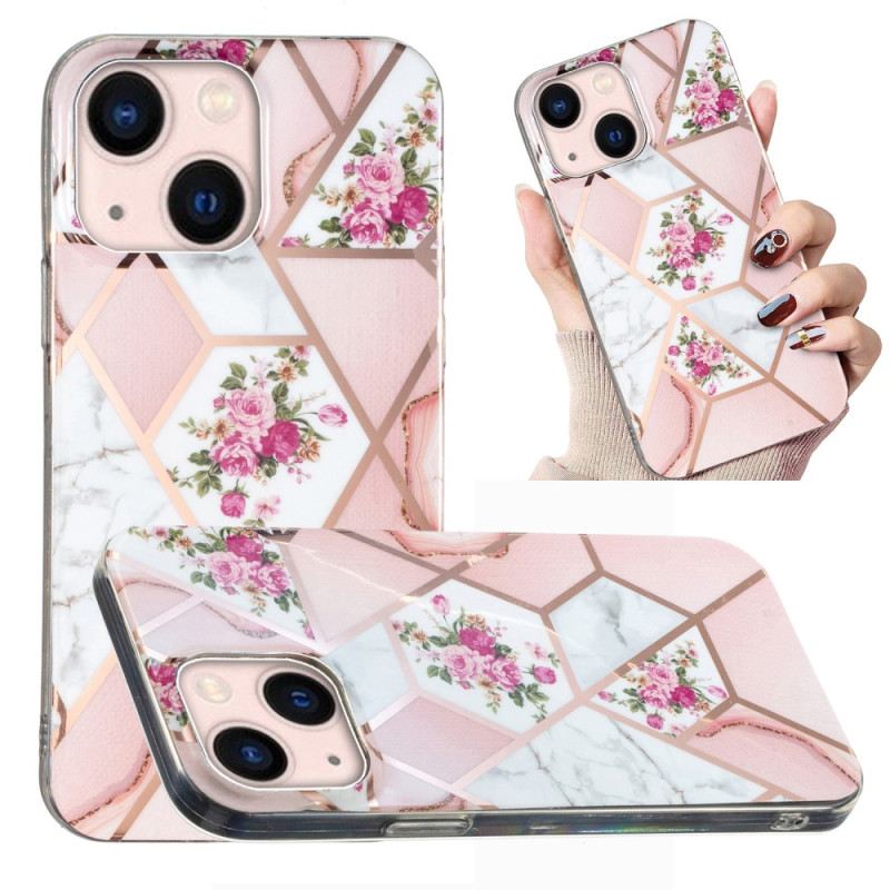 Maskica iPhone 15 Plus Cvjetni Mramor