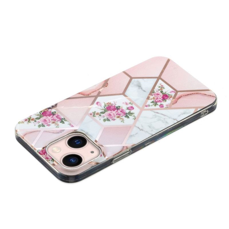 Maskica iPhone 15 Plus Cvjetni Mramor