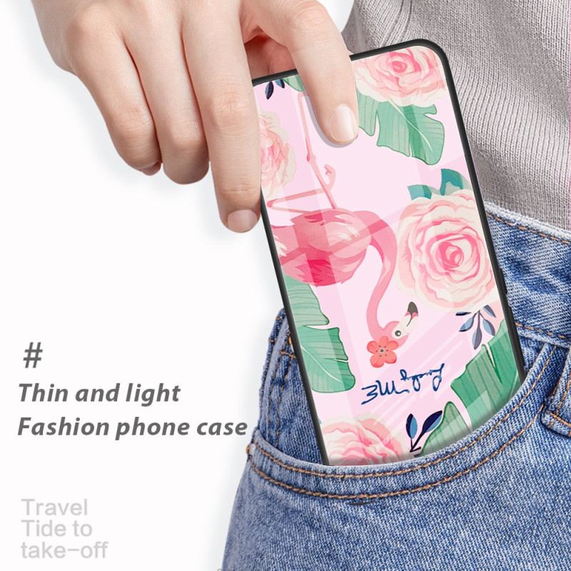 Maskica iPhone 15 Plus Flamingo Kaljeno Staklo