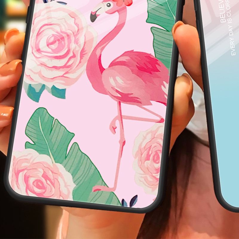 Maskica iPhone 15 Plus Flamingo Kaljeno Staklo