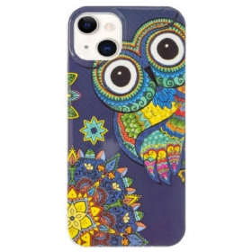 Maskica iPhone 15 Plus Fluorescentna Sova