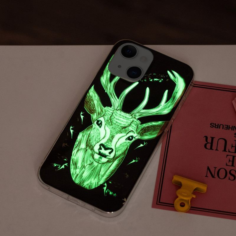 Maskica iPhone 15 Plus Fluorescentni Jelen