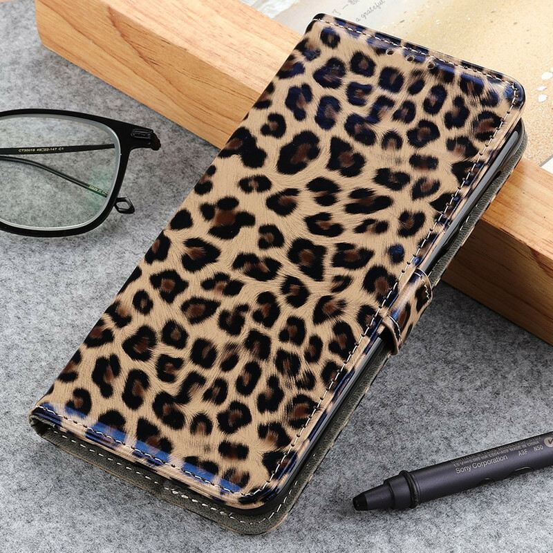 Kožna Futrola iPhone 13 Pro Max Obični Leopard