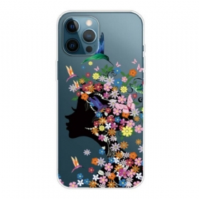 Maskica iPhone 13 Pro Max Lijepa Cvjetna Glava