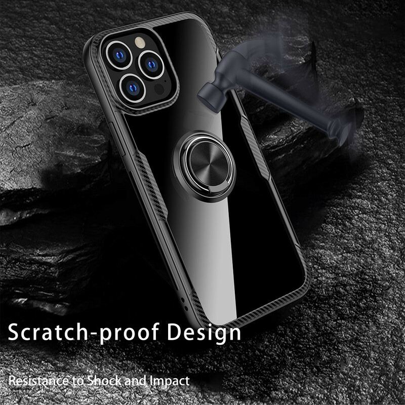 Maskica iPhone 13 Pro Max Metalni Prsten Od Karbonskih Vlakana