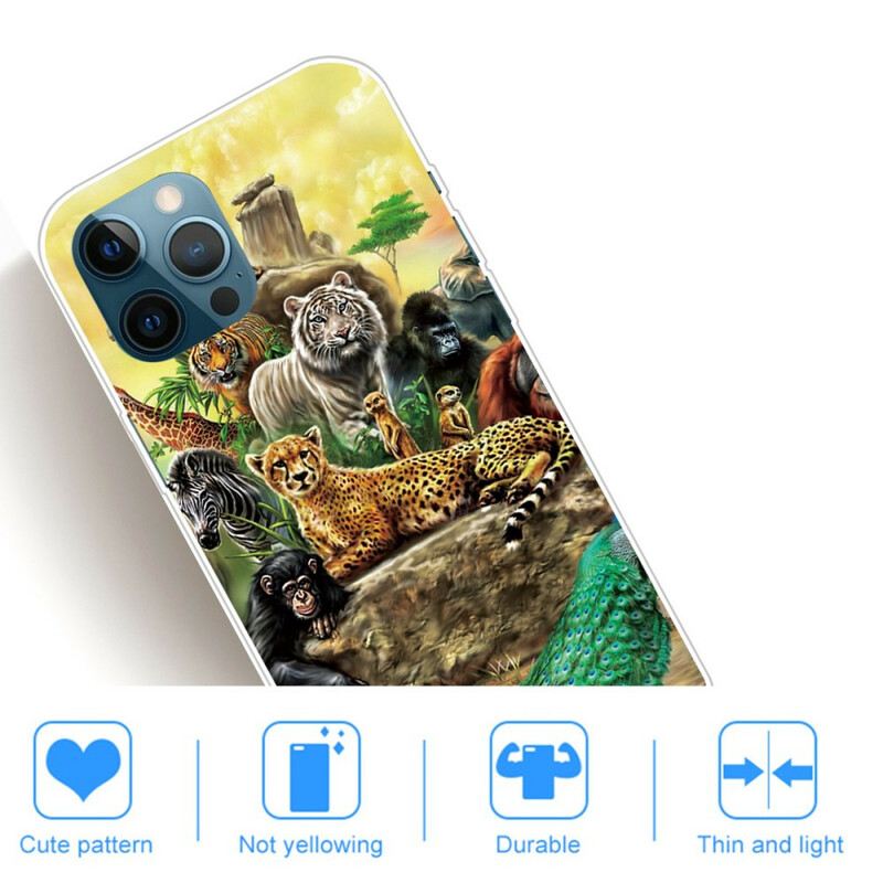 Maskica iPhone 13 Pro Max Safari Životinje