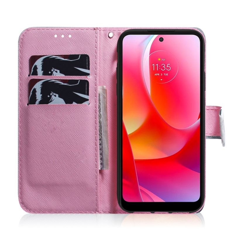 Futrola Oppo Find X5 Lite Cvijet Dusty Pink