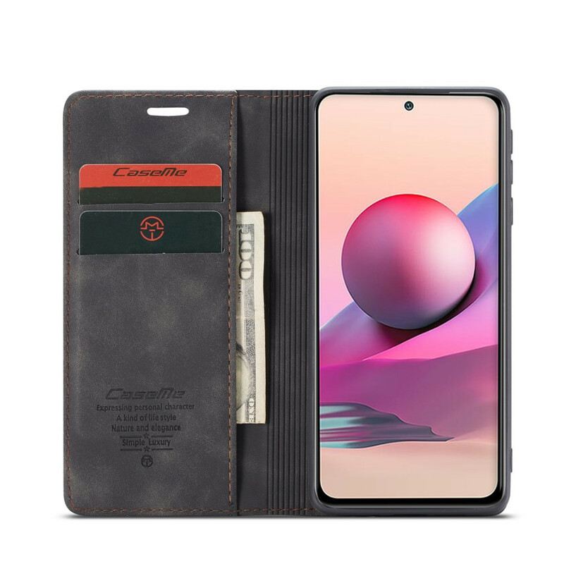 Flip Futrola Xiaomi Redmi Note 10 / 10S Kožna Futrola Caseme Efekt Kože