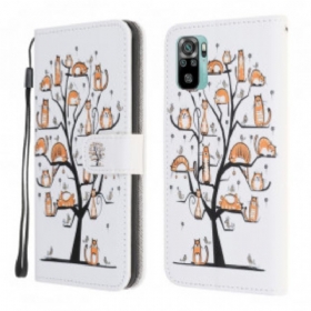 Futrola Xiaomi Redmi Note 10 / 10S Funky Cats S Remenom