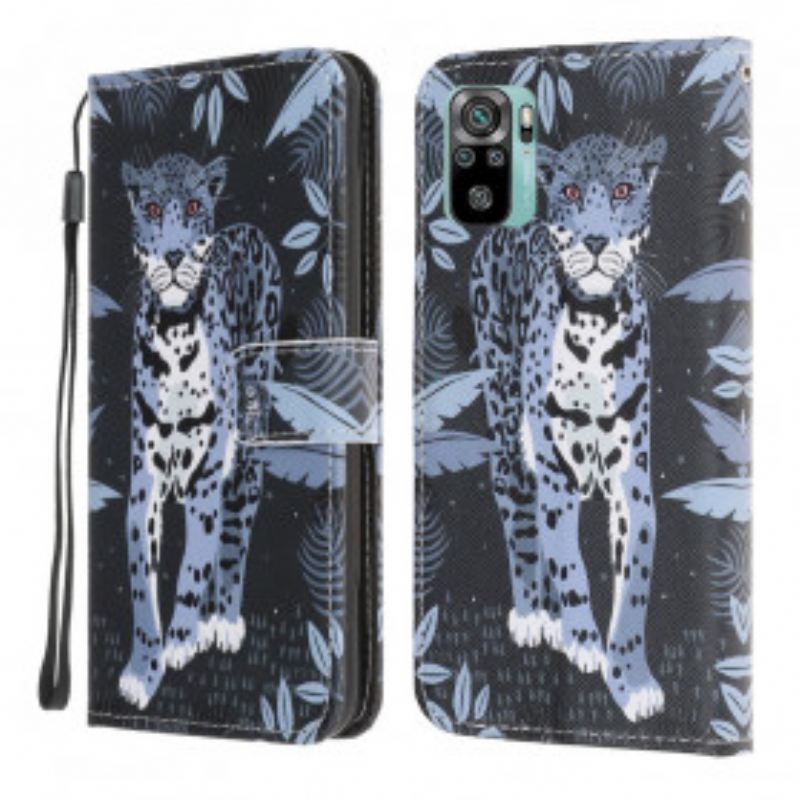 Futrola Xiaomi Redmi Note 10 / 10S Leopard S Remenčićima