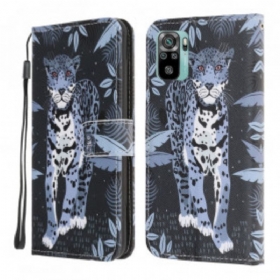 Futrola Xiaomi Redmi Note 10 / 10S Leopard S Remenčićima