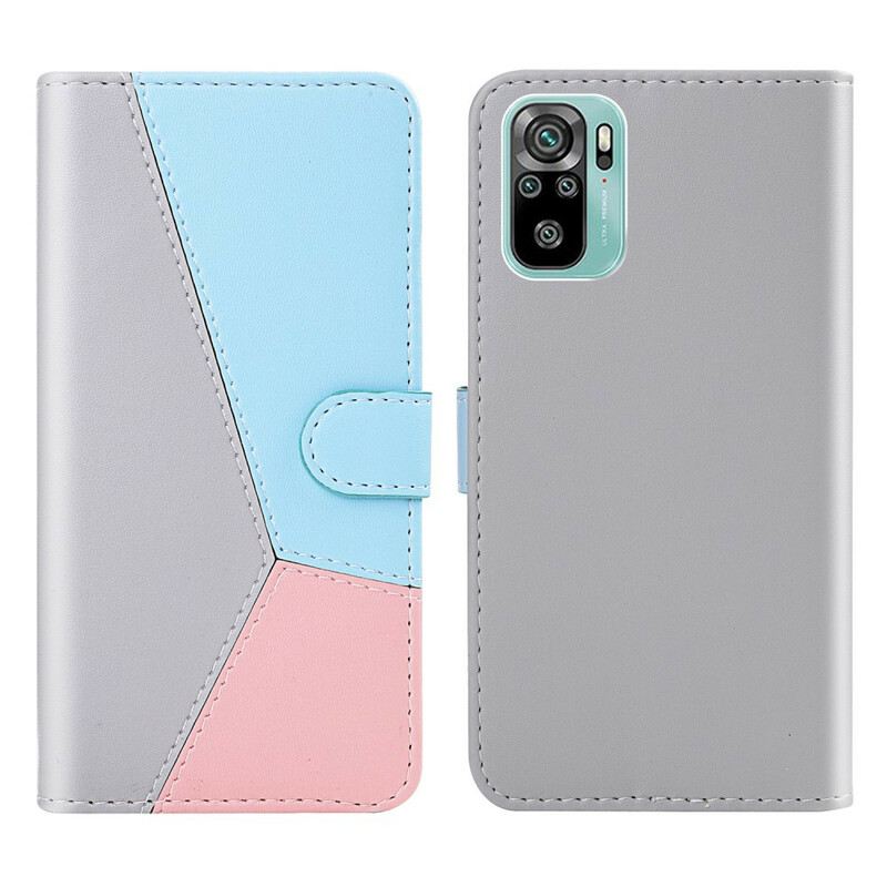 Futrola Xiaomi Redmi Note 10 / 10S Trobojni Kožni Efekt