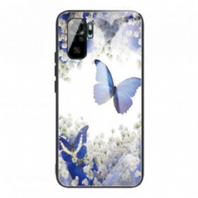 Maskica Xiaomi Redmi Note 10 / 10S Butterflies Design Kaljeno Staklo