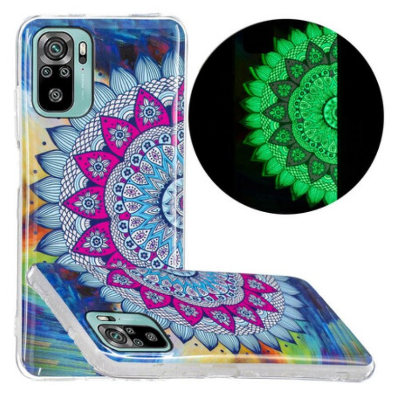 Maskica Xiaomi Redmi Note 10 / 10S Fluorescentna Šarena Mandala