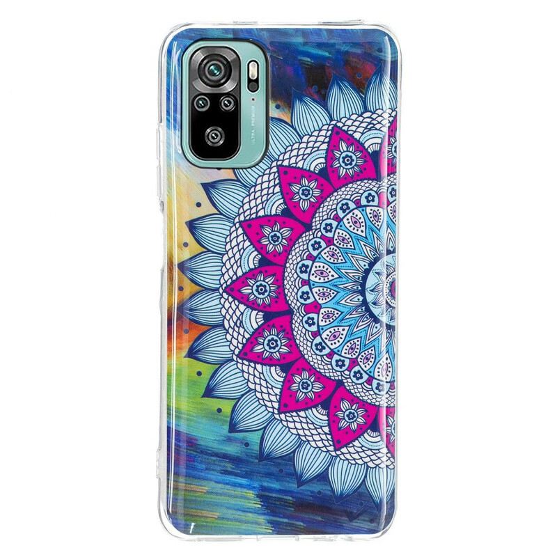 Maskica Xiaomi Redmi Note 10 / 10S Fluorescentna Šarena Mandala