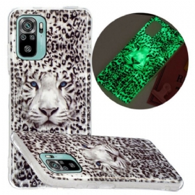 Maskica Xiaomi Redmi Note 10 / 10S Leopard Fluorescentno