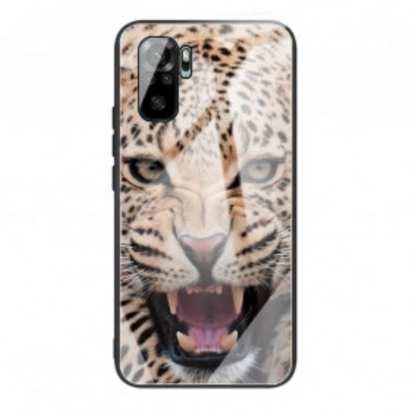 Maskica Xiaomi Redmi Note 10 / 10S Leopard Kaljeno Staklo