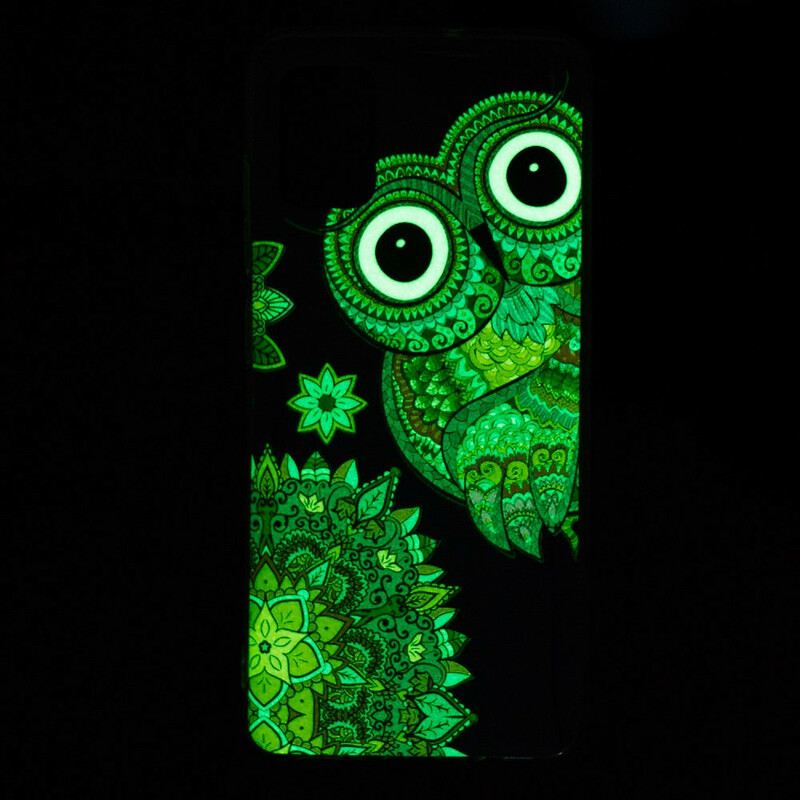 Maskica Xiaomi Redmi Note 10 / 10S Mandala Fluorescentne Sove