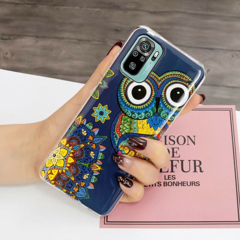 Maskica Xiaomi Redmi Note 10 / 10S Mandala Fluorescentne Sove