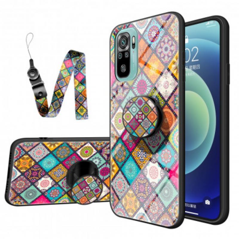 Maskica Xiaomi Redmi Note 10 / 10S Patchwork Magnetski Držač