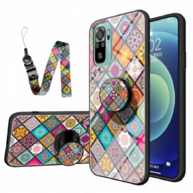 Maskica Xiaomi Redmi Note 10 / 10S Patchwork Magnetski Držač