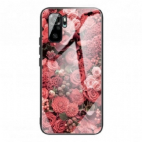 Maskica Xiaomi Redmi Note 10 / 10S Rose Flowers Kaljeno Staklo