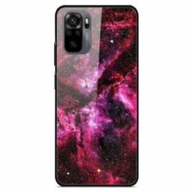 Maskica Xiaomi Redmi Note 10 / 10S Ružičasto Kaljeno Staklo