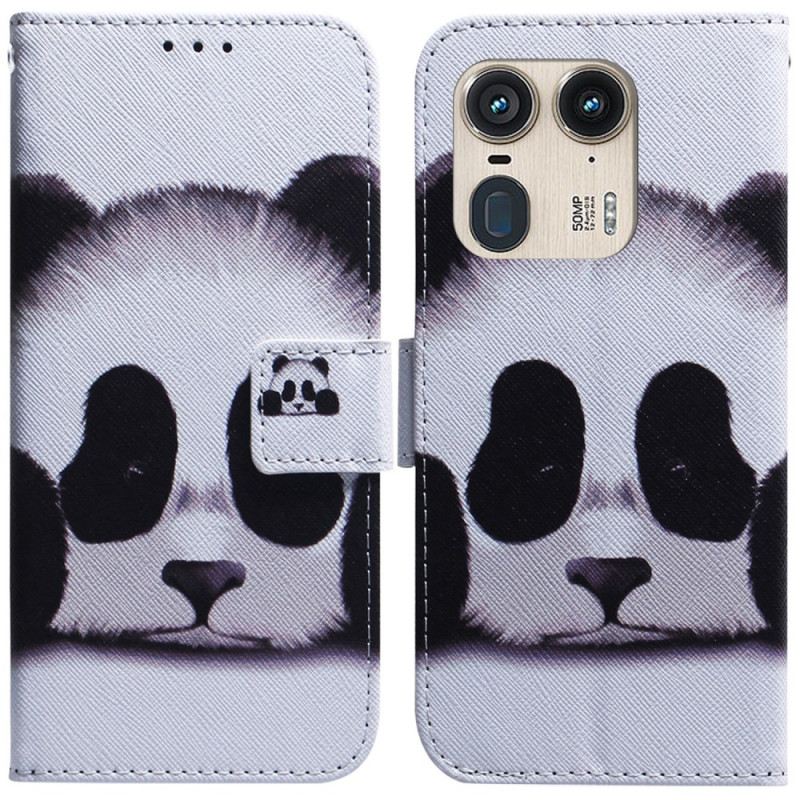 Kožna Futrola Motorola Edge 50 Ultra Panda