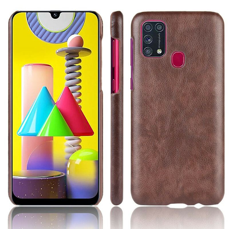 Maskica Samsung Galaxy M31 Litchi Performance Leather Effect