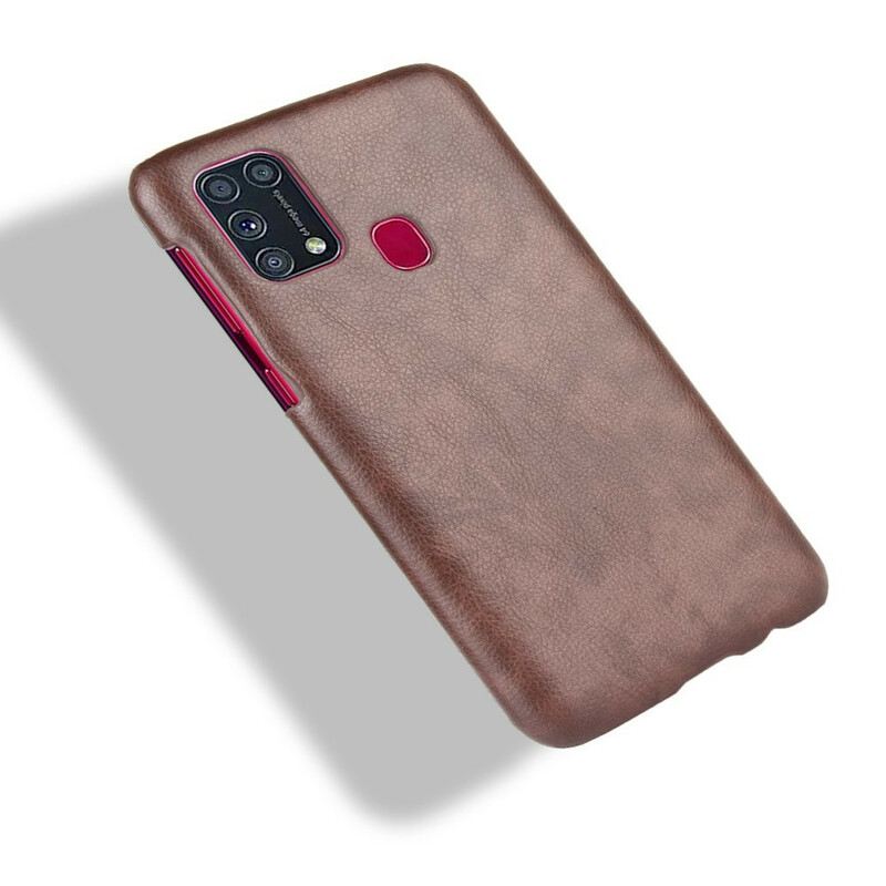 Maskica Samsung Galaxy M31 Litchi Performance Leather Effect