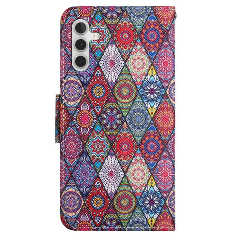 Flip Futrola Samsung Galaxy A15 5g Maskice Za Mobitele Patchwork S Remenom