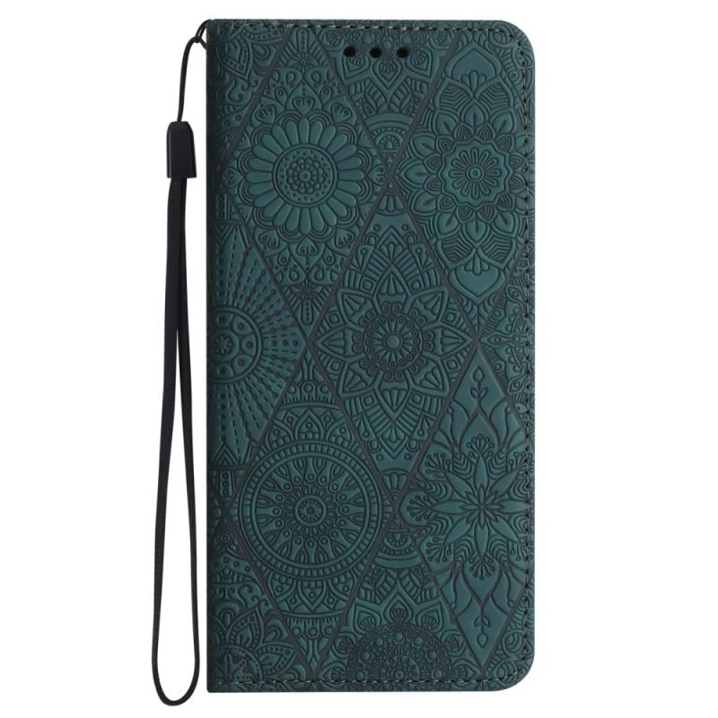 Kožna Futrola Samsung Galaxy A15 5g Patchwork S Remenom