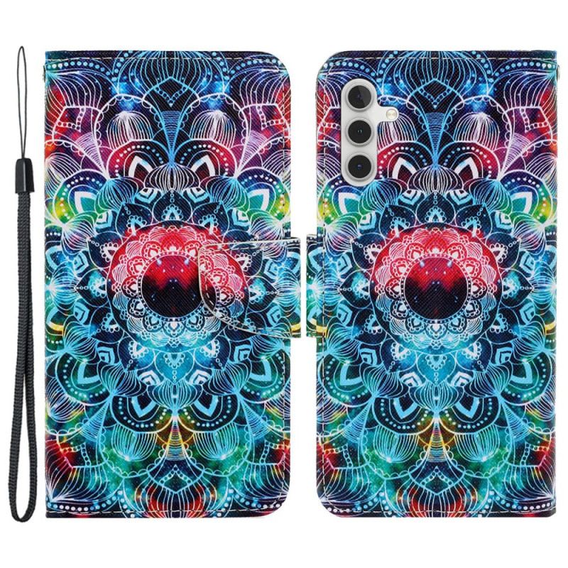 Kožna Futrola Samsung Galaxy A15 5g Vrhunska Mandala S Remenom