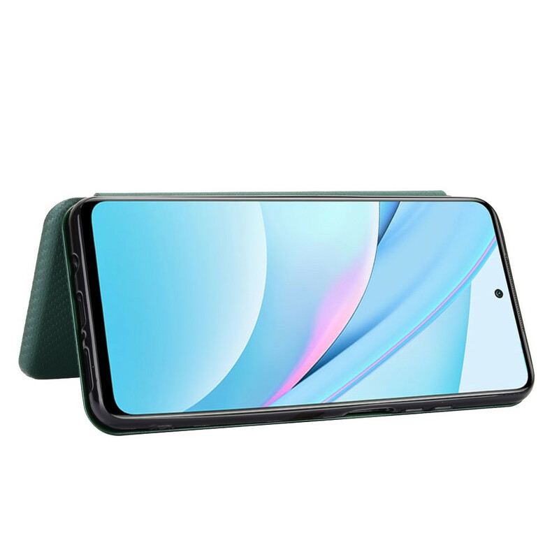 Flip Futrola Xiaomi Redmi Note 9 Pro 5G Kožna Futrola Karbonska Vlakna