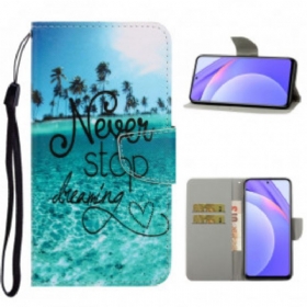 Futrola Xiaomi Redmi Note 9 Pro 5G Never Stop Dreaming Navy