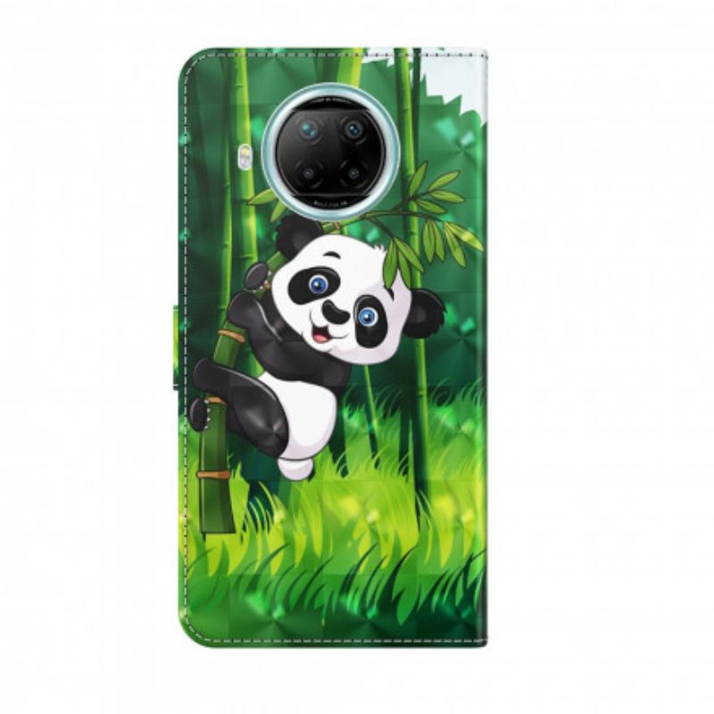 Futrola Xiaomi Redmi Note 9 Pro 5G Svjetlosna Točka Panda I Bambus