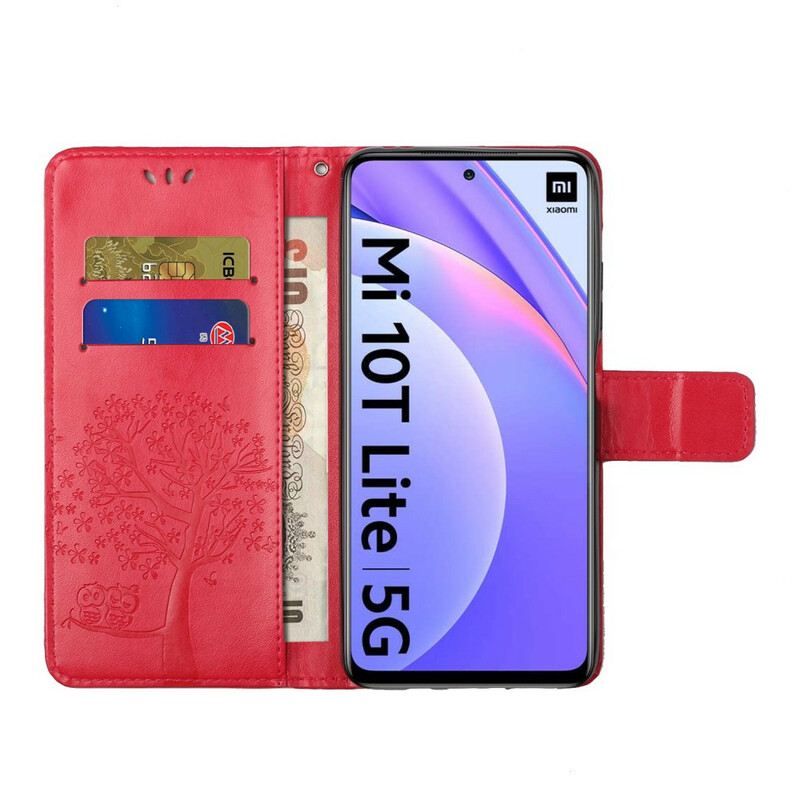 Kožna Futrola Xiaomi Redmi Note 9 Pro 5G Drvo Tangi I Sove