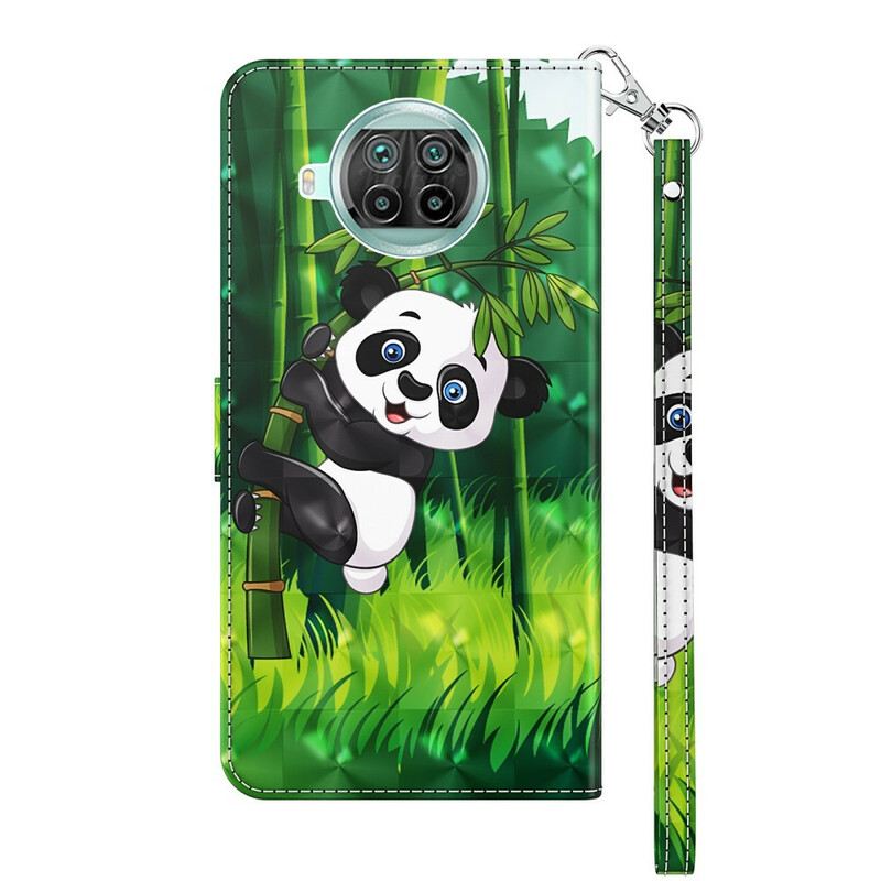 Kožna Futrola Xiaomi Redmi Note 9 Pro 5G Panda I Bambus