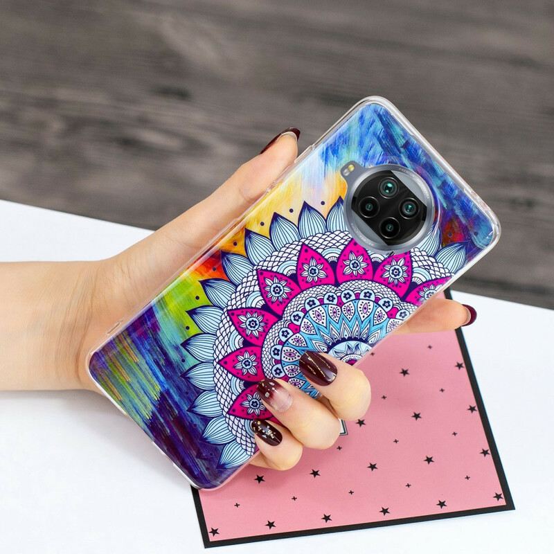 Maskica Xiaomi Redmi Note 9 Pro 5G Fluorescentna Šarena Mandala