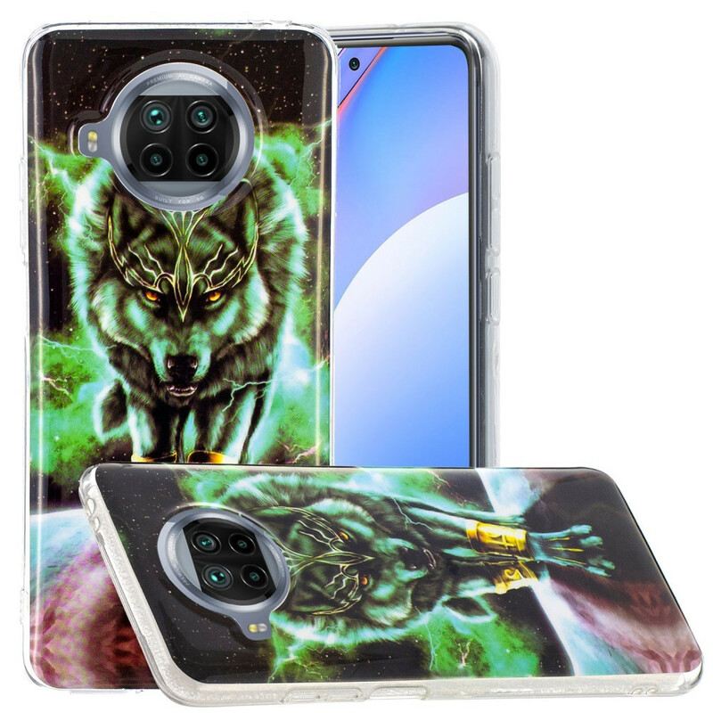 Maskica Xiaomi Redmi Note 9 Pro 5G Fluorescentna Vučja Serija