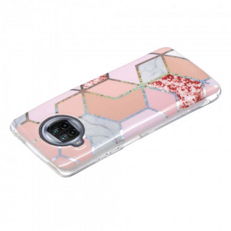 Maskica Xiaomi Redmi Note 9 Pro 5G Glitter Design Mramor