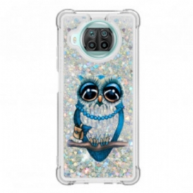 Maskica Xiaomi Redmi Note 9 Pro 5G Miss Owl Sequins